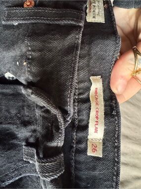 Crop Flare women’s Jeans - Black